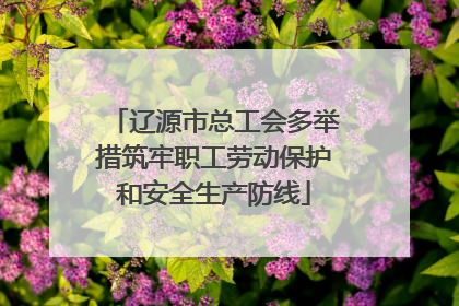 辽源市总工会多举措筑牢职工劳动保护和安全生产防线