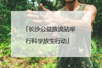 长沙公益放流站举行科学放生行动