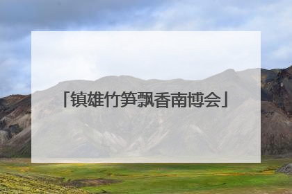 镇雄竹笋飘香南博会