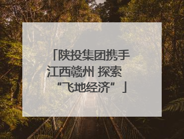 陕投集团携手江西赣州 探索“飞地经济”