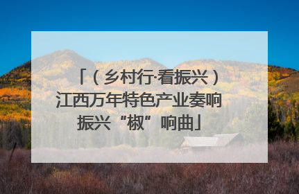 （乡村行·看振兴）江西万年特色产业奏响振兴“椒”响曲