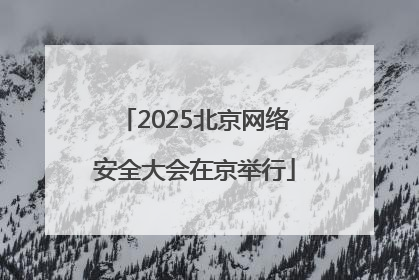 2025北京网络安全大会在京举行