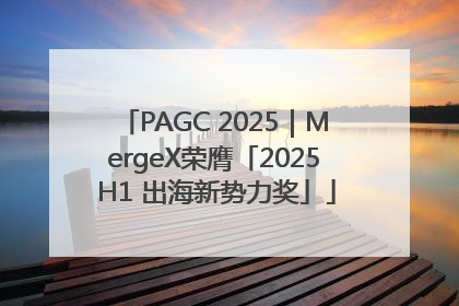 PAGC 2025｜MergeX荣膺「2025 H1 出海新势力奖」